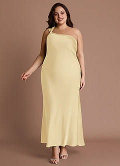 Maxi jurk Monroe Citroensorbet image7