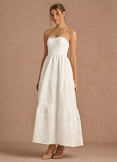 Élise White Maxi Dress image3