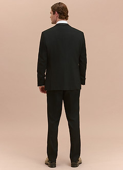 front Winston Black Shawl Lapel Tuxedos Jacket