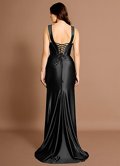 Thea Negro Vestido largo image4