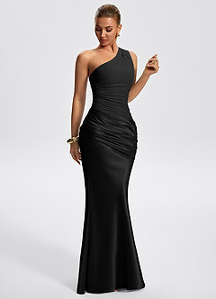 Willowyn Black Mermaid Maxi Dress image3