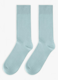 front Matching Skinny Tie & Pocket Square & Socks Set