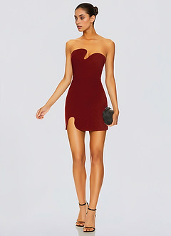 Delsyre Navy Mini Dress image4