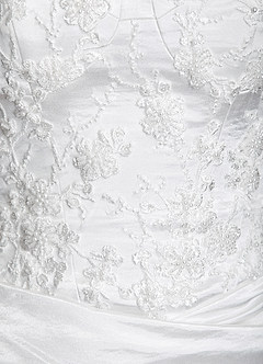 Azazie Angel Wedding Dresses Diamond White Mermaid Strapless Charmeuse Dress image11