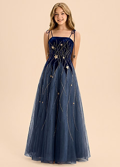front Azazie Scarlett Junior Formal Dress