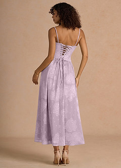 Vestido Lila Escarchada Midi Isaura image2