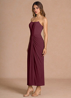 Anais Wine Maxi Dress image4