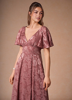 Sasha Vintage Rose A-Line Maxi Dress image5
