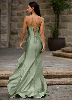 Siren Menthe Verte Robe de bal sirène image2