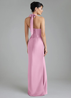 Azazie Torrance Robes de demoiselle d'honneur Robe Sirène en Satin extensible Corset Rose Bonbon image8
