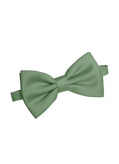 front Matching Matte Satin Pre-Tied Bow Tie & Suspenders Set
