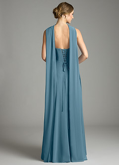 Azazie Ayla Abiti da Damigella Abito A-Line in Chiffon Scollo a Cuore Bermuda image11