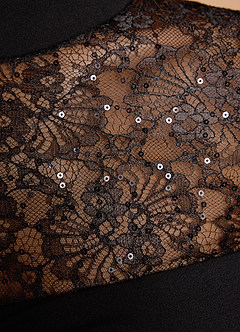 Ambra Black Midi Dress image6