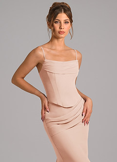 Azazie Sorrel Suknie dla druhen Syrena Gorset Szyfon Do ziemi Sukienka image8