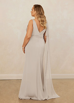 Christian Siriano Bridal for Azazie 1011 Bridesmaid Dresses Frost Mermaid Bow Stretch Satin Dress image12