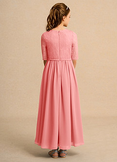 Azazie Pippin Junior Formal Flower Girl Klänningar Klä A-Line i Spets image2