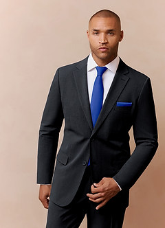 front Matte Satin Wide Tie and Pocket Square Set