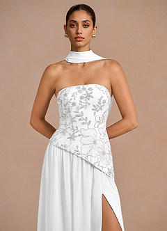 Galatea White Maxi Dress image5