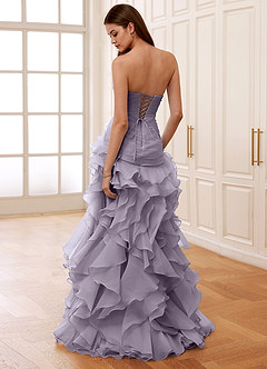 Christabelle Wisteria Rochie de bal cu corset și strasuri, dantelă transparentă image2