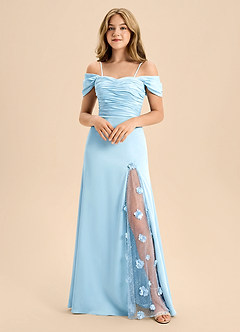 front Azazie Etta Junior Formal Dress