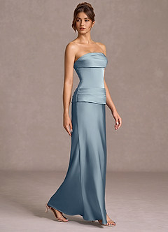 Maxi jurk Faelina Poederblauw image5