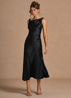 Vestido Negro Midi Nerine image3