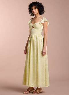 Amora Butter Yellow Maxi Dress image3