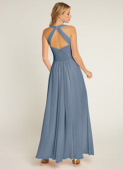 Azazie Claudia Final Sale Twilight A-Line Sweetheart Neckline Chiffon Dress image3