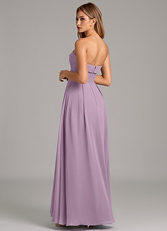 Azazie Lucienne Abiti da Damigella Abito Convertibile A-Line in Chiffon Senza Cinturino Glicine image2