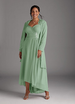 Azazie Anne Mother of the Bride Dresses Agave Sheath Sweetheart Sequins Lace Dress image12