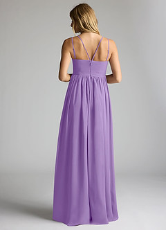 Azazie Emree Maternity Bridesmaid Dresses A-Line Chiffon Floor-Length Dress image4