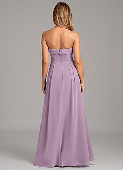 Azazie Lucienne Abiti da Damigella Abito Convertibile A-Line in Chiffon Senza Cinturino Glicine image5