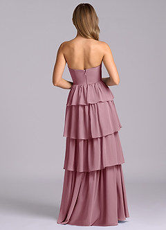 Azazie Faye Bridesmaid Dresses Vintage Mauve A-Line Sweetheart Neckline Chiffon Dress image7