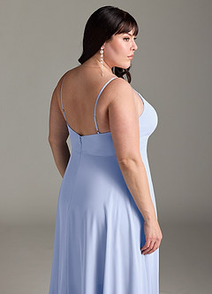Azazie Akita Bridesmaid Dresses Ice A-Line Chiffon Dress image11