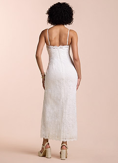 Thalia White Sheath Maxi Dress image8