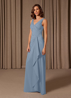 Dusty Blue Azazie Evy Mother of the Bride Dress Mother of the Bride ...