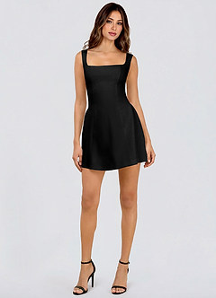 Robe Courte Noir Georgia image1