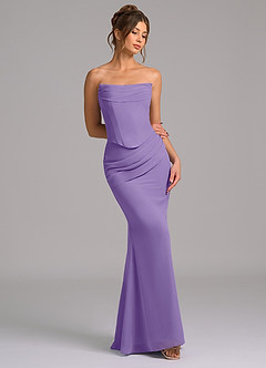 Azazie Sorrel Suknie dla druhen Syrena Gorset Szyfon Do ziemi Sukienka image7