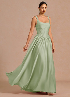 Lucretia Light Green Maxi Dress image4