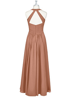 Azazie Claudia Bridesmaid Dresses Bronzer A-Line Sweetheart Neckline Chiffon Dress image8