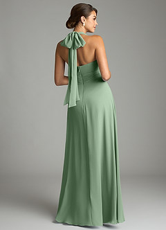 Azazie Tamira Suknie dla druhen Linia A Pofałdowany Szyfon Do ziemi Sukienka image8