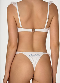 front Personalized Elora Lace Bikini Set