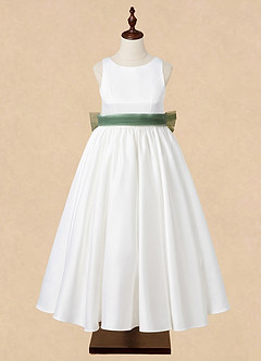 front Ceinture en tulle de couleur assortie avec nœud