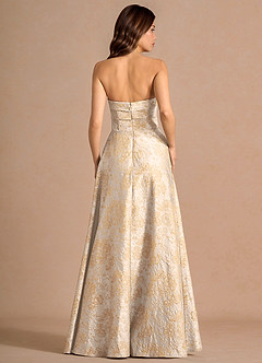 Kersti Vintage Champagne Maxi Dress image2