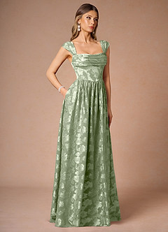 Vestido Verde Claro Maxi Hazel image5