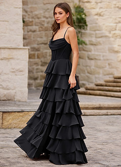 Rhythm Svart Volangklänning med A-linjeform image3