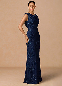 Elowis Navy Maxi Dress image4