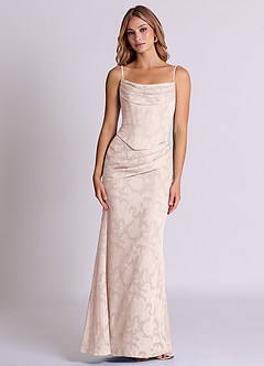 Azazie Sorrel Jurken voor bruidsmeisjes Converteerbaar Jurk van Bloemen Burn-out met Zeemeermin Korset Blozend Roze image6