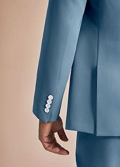 front James Bleu Clair veste de costume