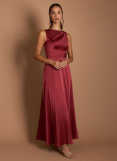 Sorrelle Dark Red Maxi Dress image5